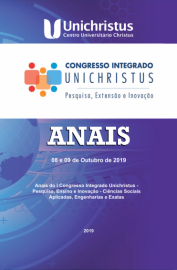 Anais do I Congresso Integrado Unichristus – Pesquisa, Ensino e Inovação – Ciências Sociais Aplicadas, Engenharias e Exatas
